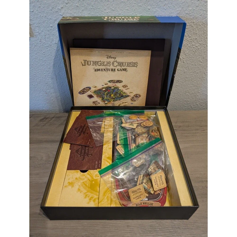 Disney Jungle Cruise Adventure Game Ravensburger Complete Board Game
